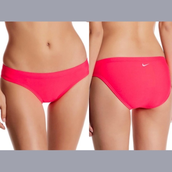 NEW NIKE Core Solids Training Bikini Bottoms in Racer Pink‎ [SZ XS ] - Picture 1 of 12